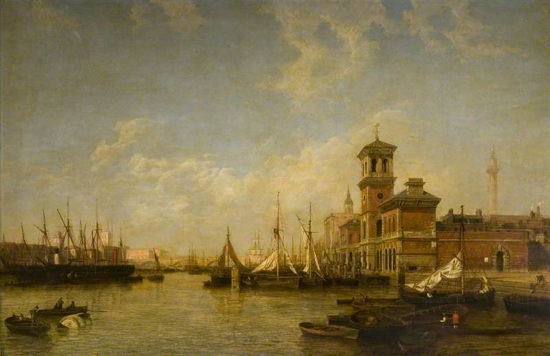 View of the Thames, Pool of London, from Billingsgate to London Bridge