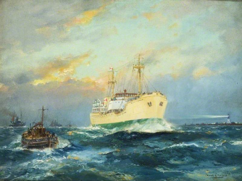 'Frederick T. Everard' Passing Spurn Head, River Humber