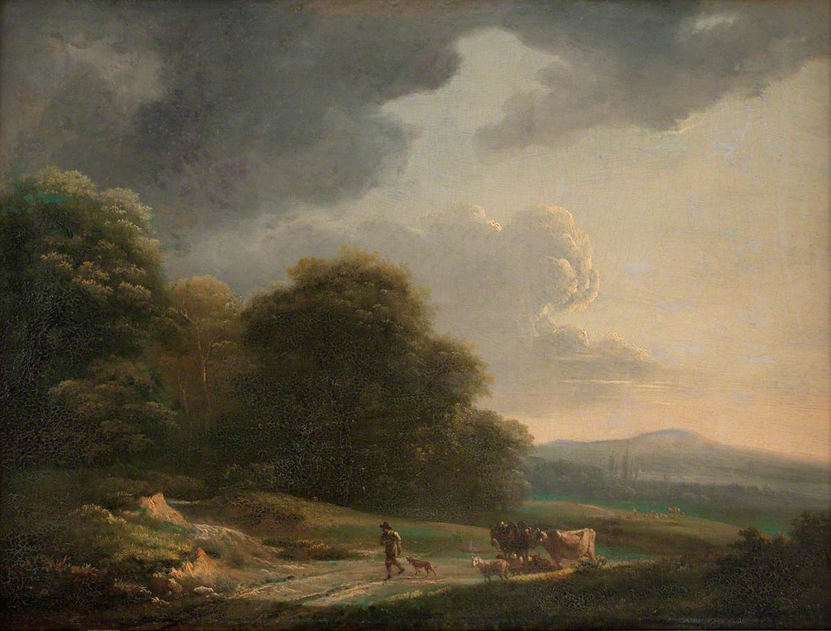 Landscape with a Herdsman and His Flock
