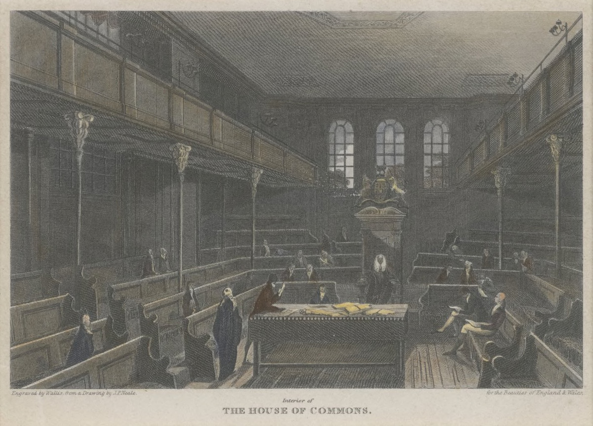 Interior of the House of Commons