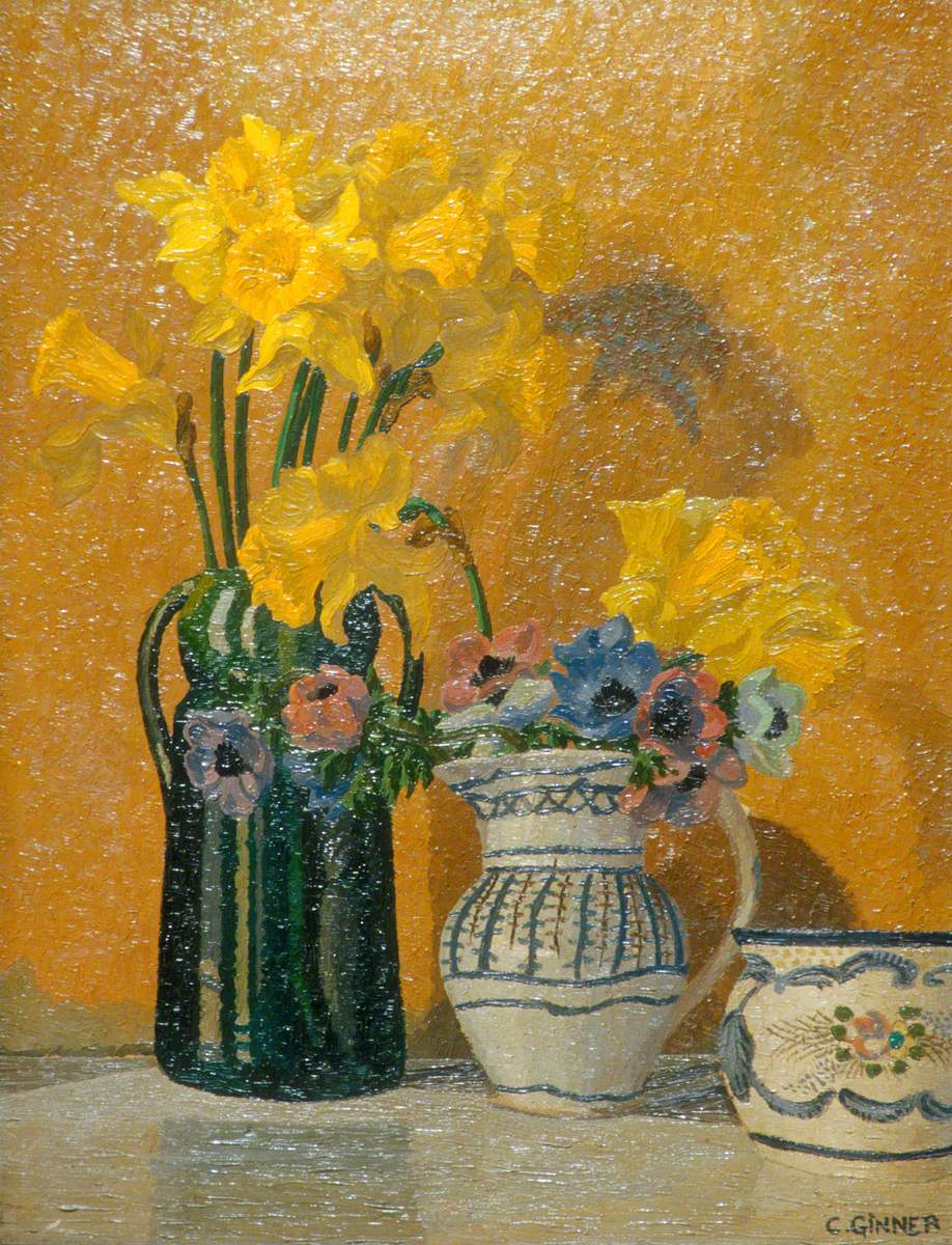 Daffodils and Anemones
