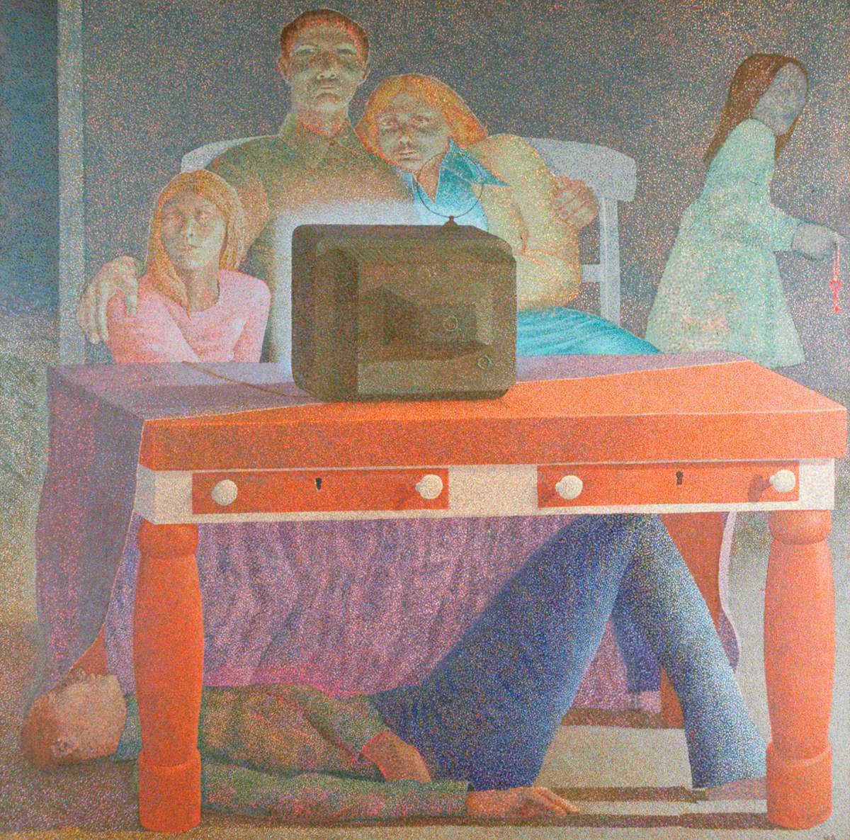 The Trojan Horse (Family Watching Television)