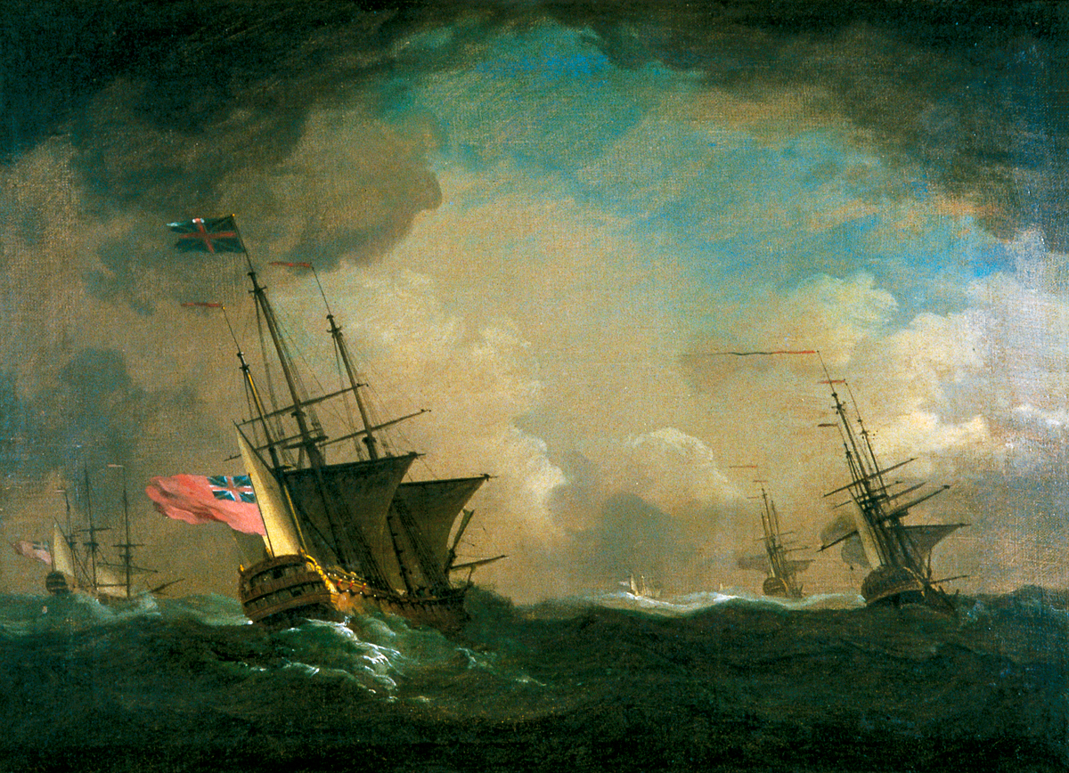 English Men o' War in a Storm