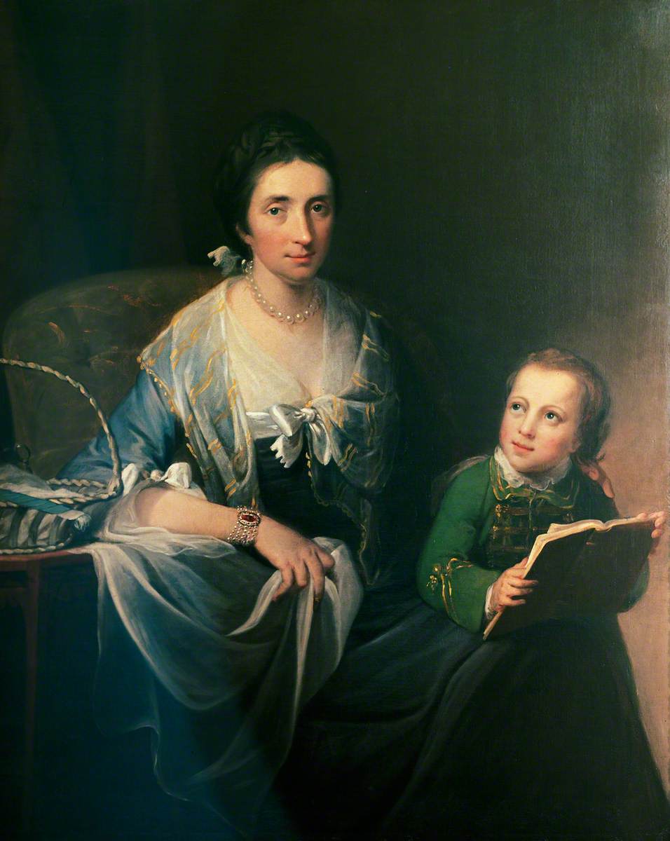 Sarah Vaughan, née Hallowell (1727–1809), and Her Son Richard Vaughan