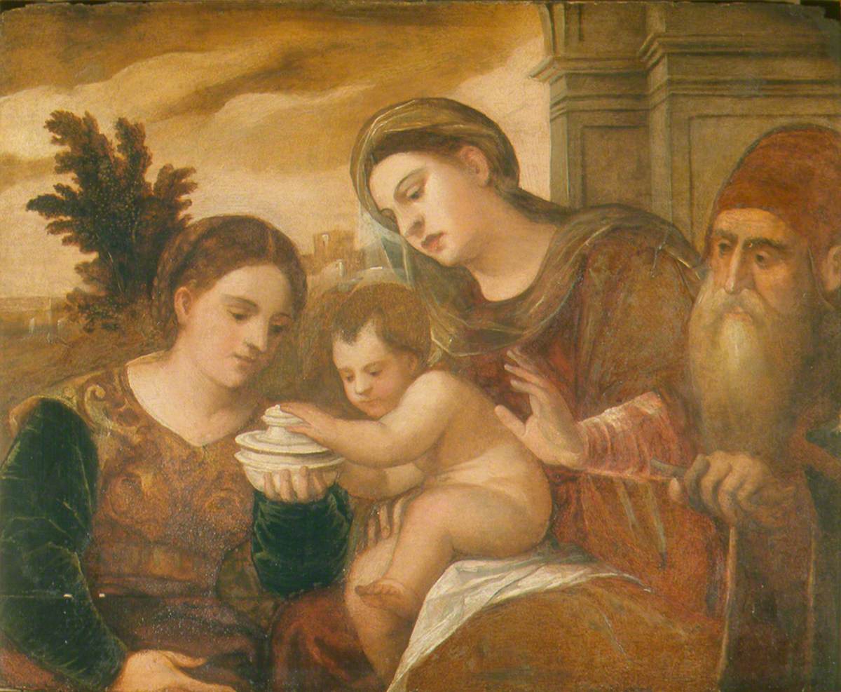 Madonna and Child with Saint Mary Magdalen and Saint Joseph