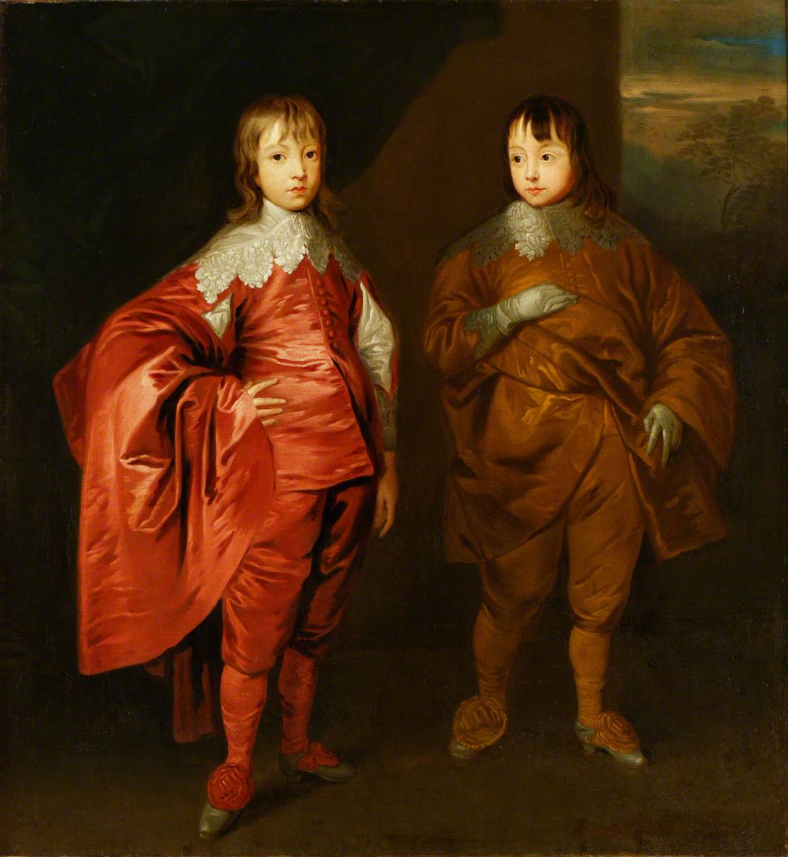 George Villiers (1628–1687), 2nd Duke of Buckingham, with His Brother, Lord Francis Villiers (1629–1648)