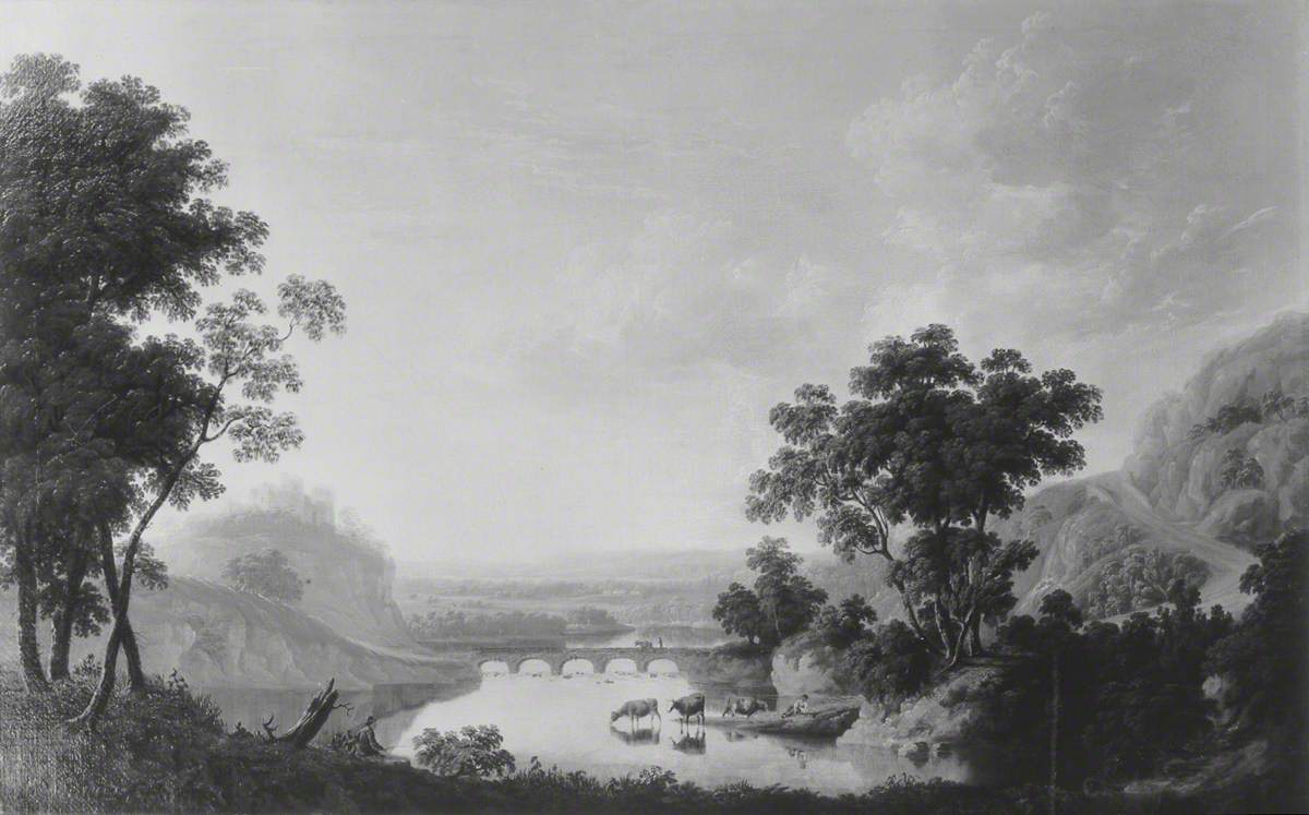 Landscape with River and Ruined Castle