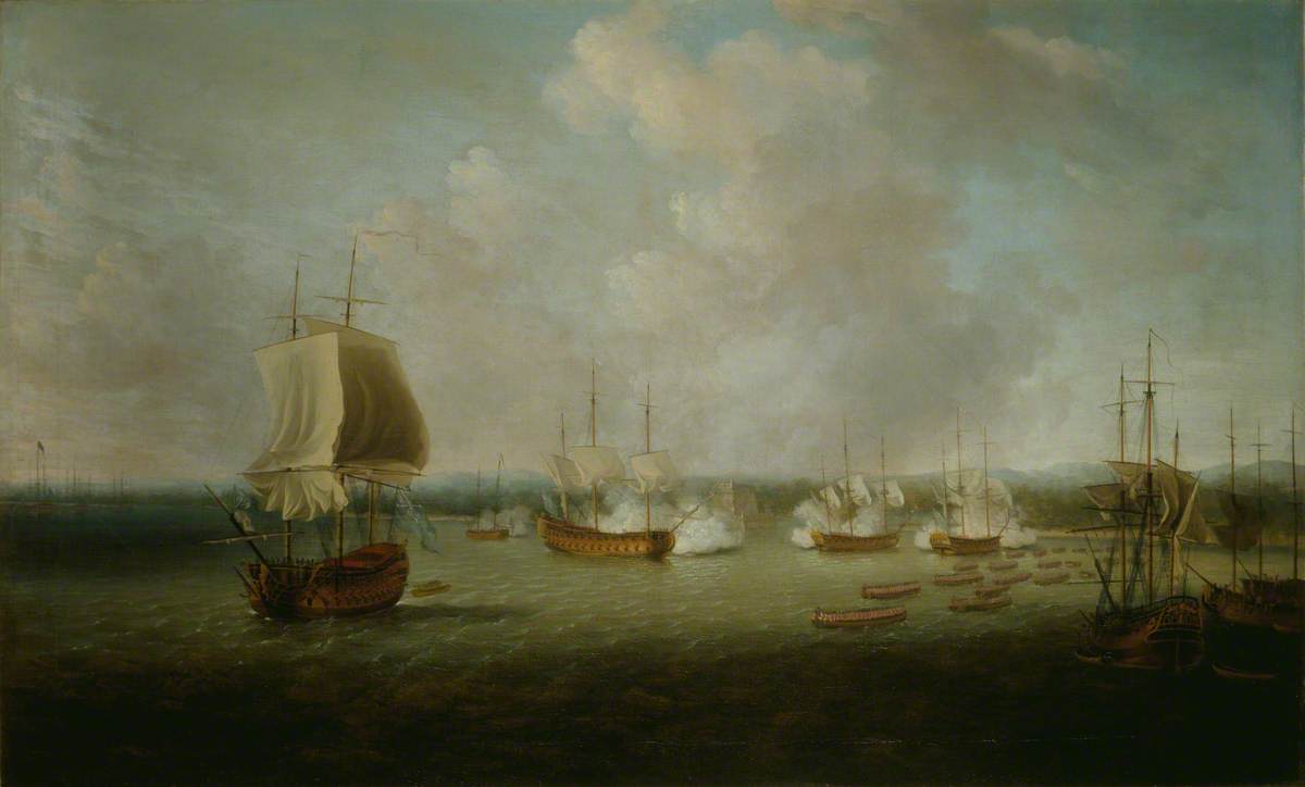 The Capture of Havana by the English Squadron