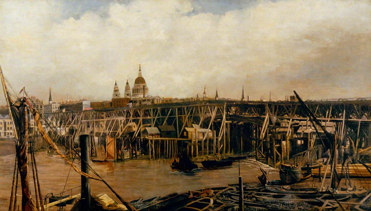 The Rebuilding of Blackfriars Bridge