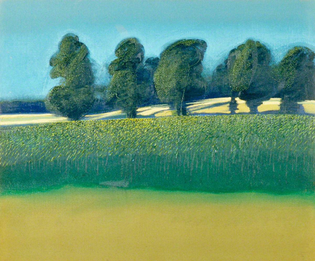 Summer Landscape with Trees II