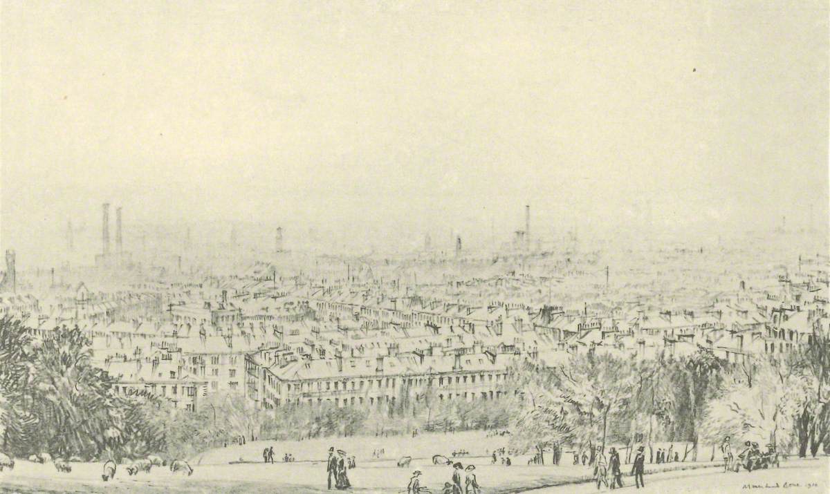 Glasgow from Queen's Park, Looking North