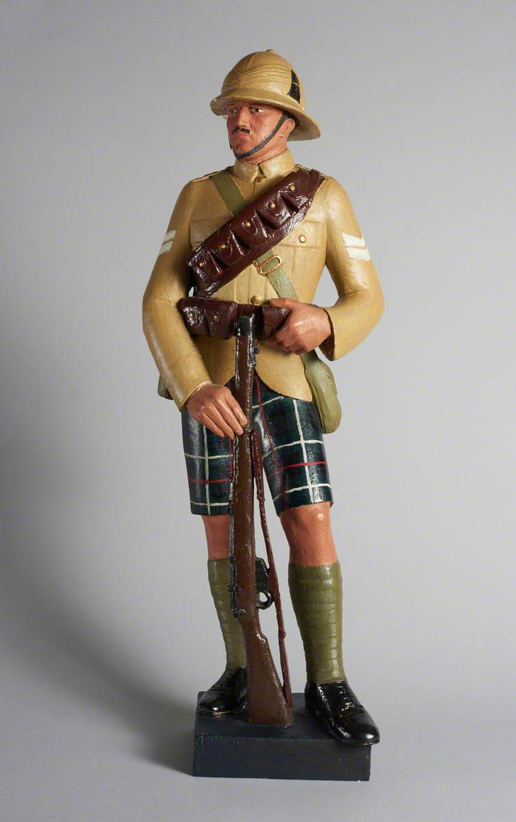 Private of the 74th Highlanders, East India Dress, Late Eighteenth Century