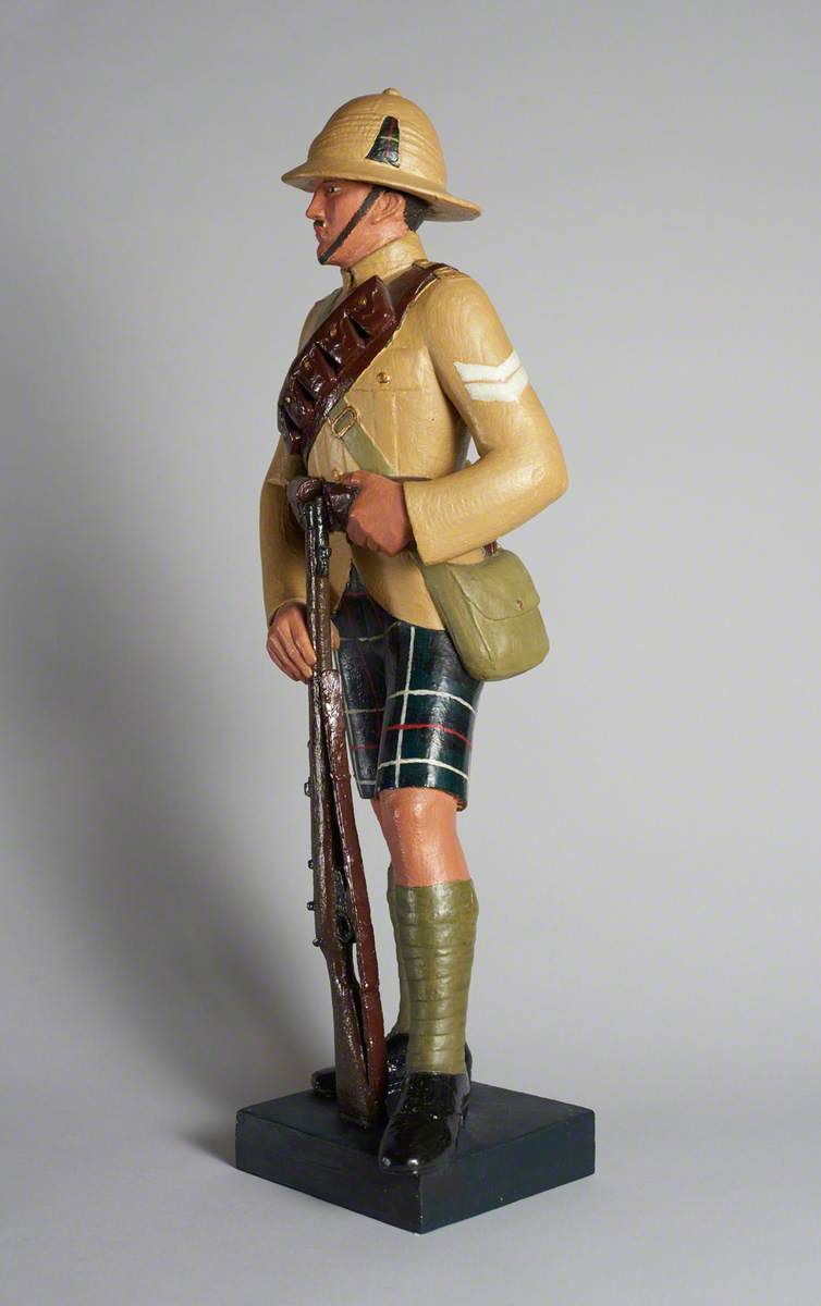 Private of the 74th Highlanders, East India Dress, Late Eighteenth Century