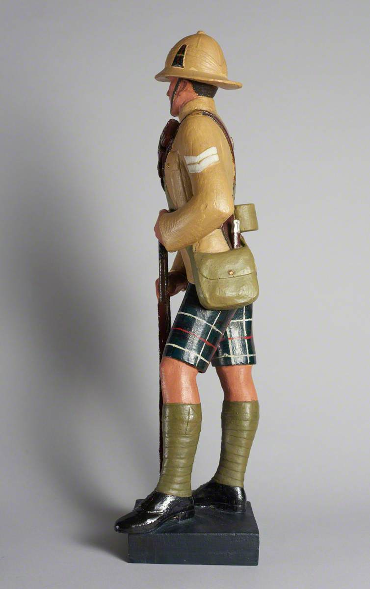 Private of the 74th Highlanders, East India Dress, Late Eighteenth Century