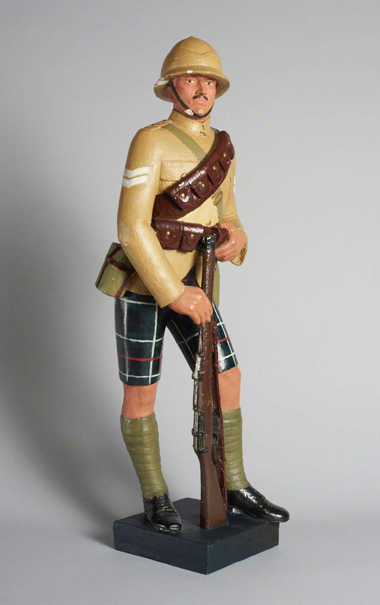 Private of the 74th Highlanders, East India Dress, Late Eighteenth Century