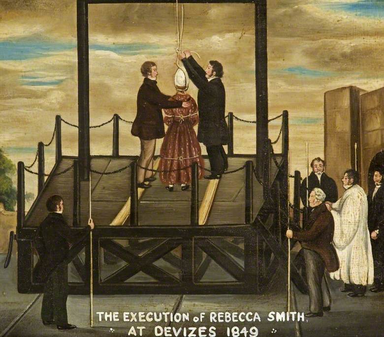The Execution of Rebecca Smith at Devizes, 1849
