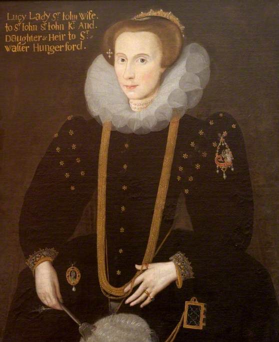 Lucy Hungerford (1560–1598), Wife of Sir John St John, Kt