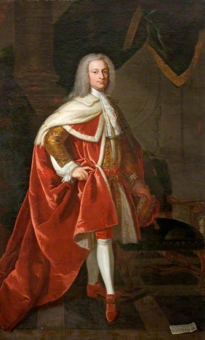 John St John (1702–1748), 2nd Viscount St John, in Coronation Robes