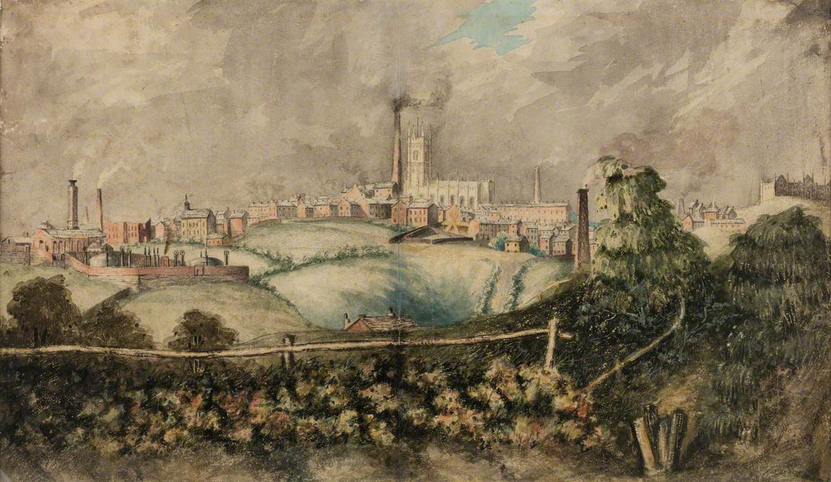 View of Oldham from Glodwick