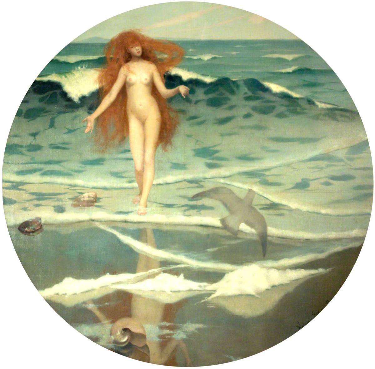 Venus Born of the Sea Foam