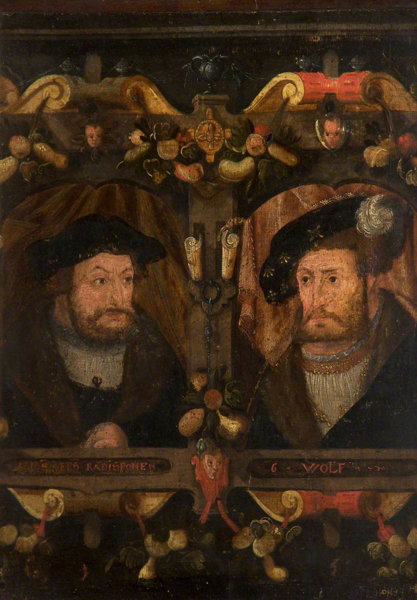 The Reformers Radisponen and G. Wolf (Frederick 'The Wise', 1463–1525, and John I, 'The Constant', 1468–1532)