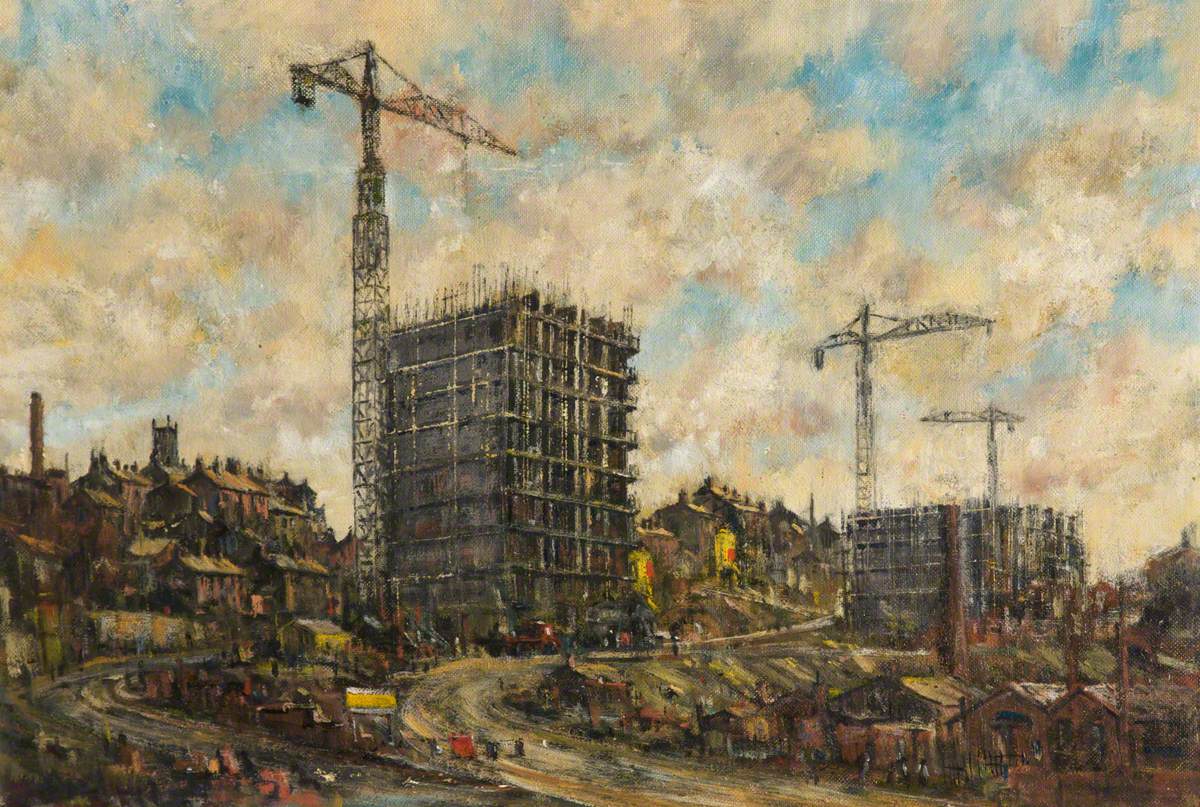 The Construction of College Bank Flats, Rochdale, Lancashire