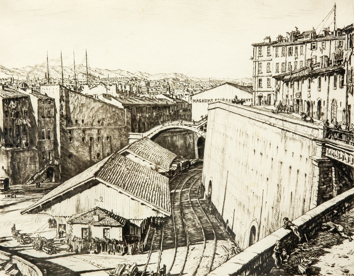 Railway sheds, Marseilles