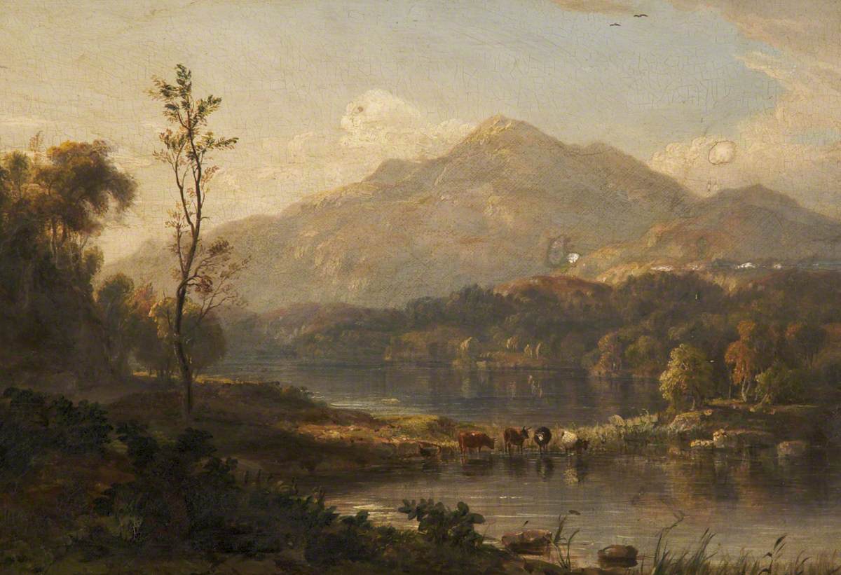 Lake and Mountain Scenery
