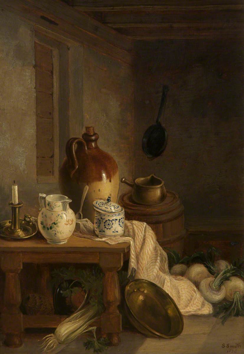 Kitchen Interior with Still Life