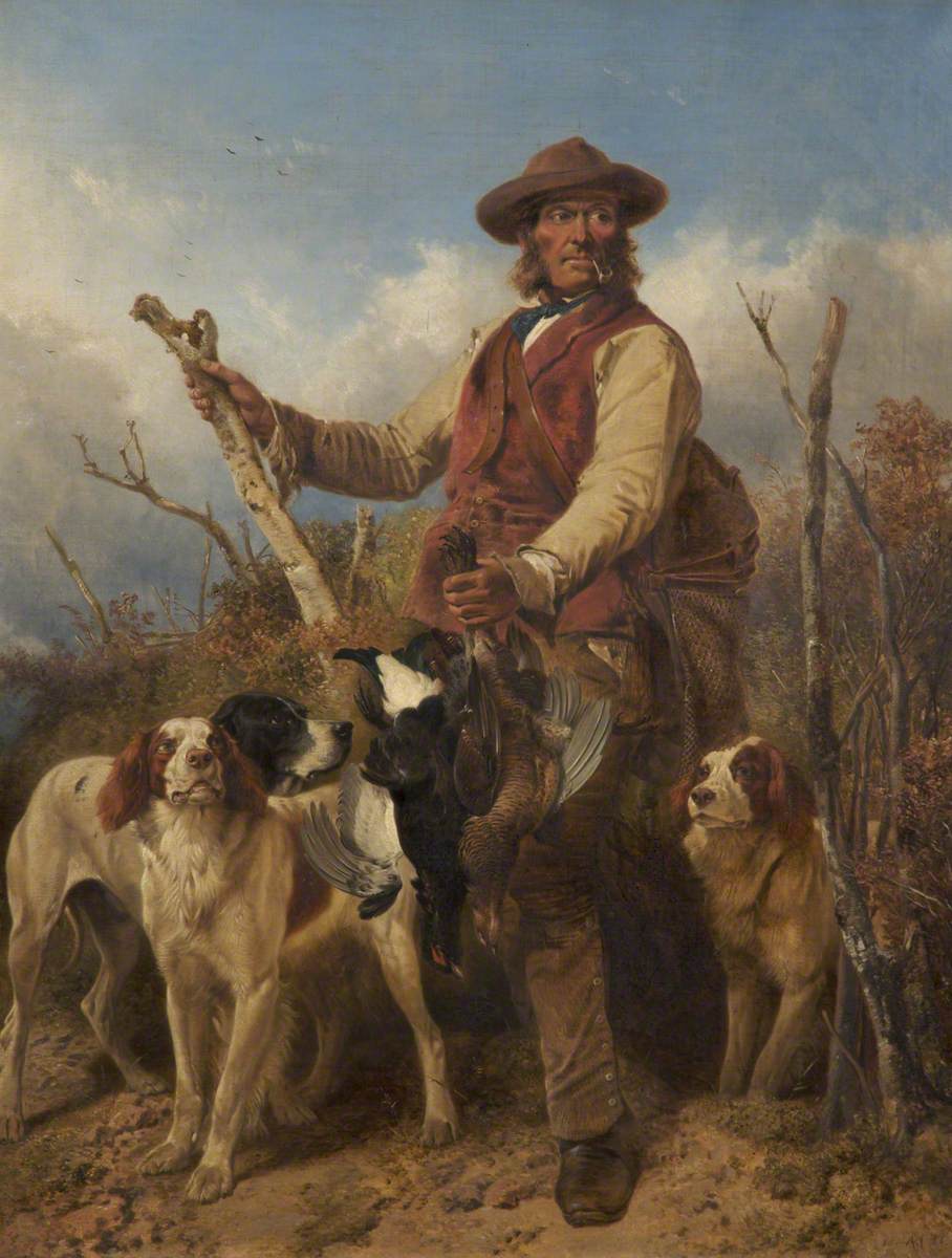 Gamekeeper with Dogs