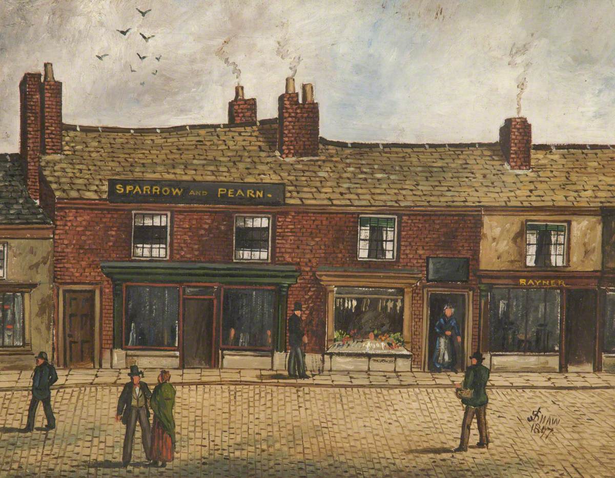 The Old Market Place, Bury, 1851