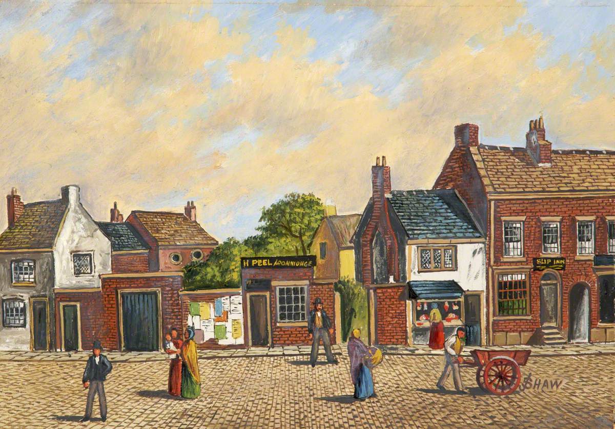 Market Street, Bury, 1840