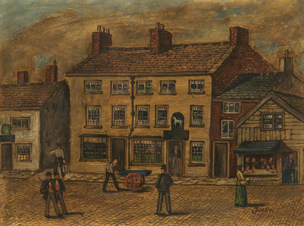 The 'Old Grey Mare Inn', Market Place, Bury, 1906