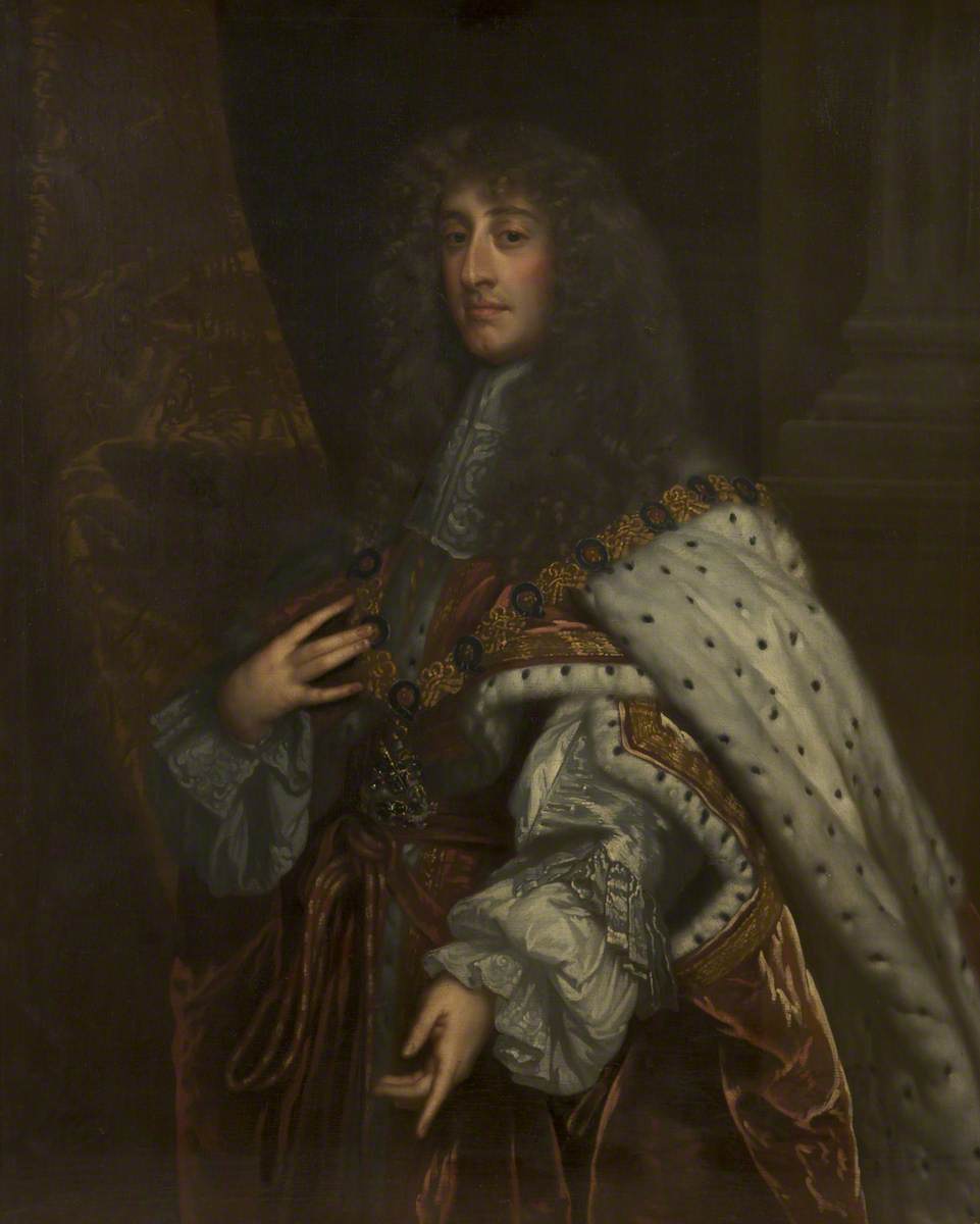 James II (1633–1701), Wearing Garter Robes