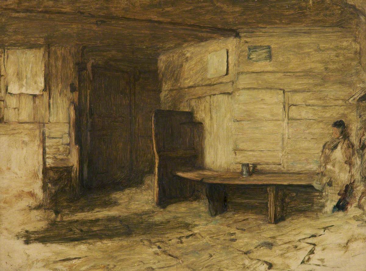 An Interior of an Old Inn