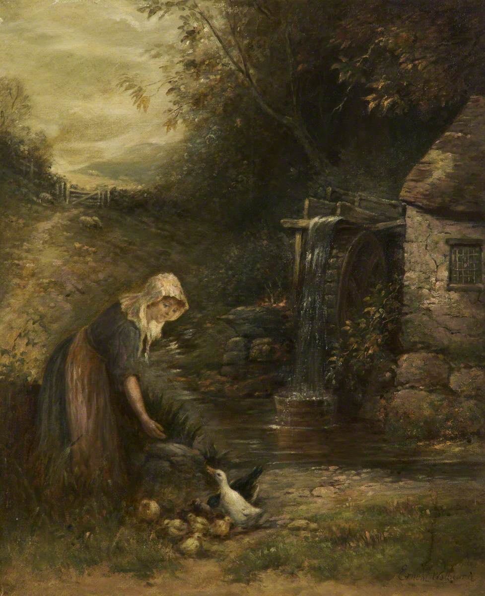 Girl at the Mill Wheel