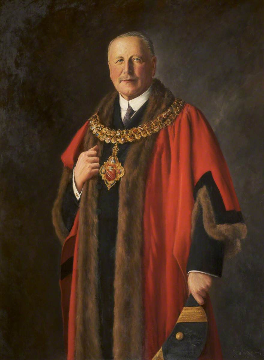 Alderman W. H. Brown (1850–1931), JP, Mayor of Bolton (1908–1909)