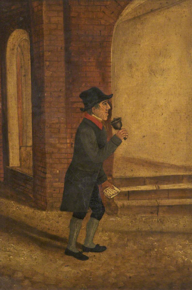 Portrait of an Unknown Man Ringing a Bell (The Town Crier)