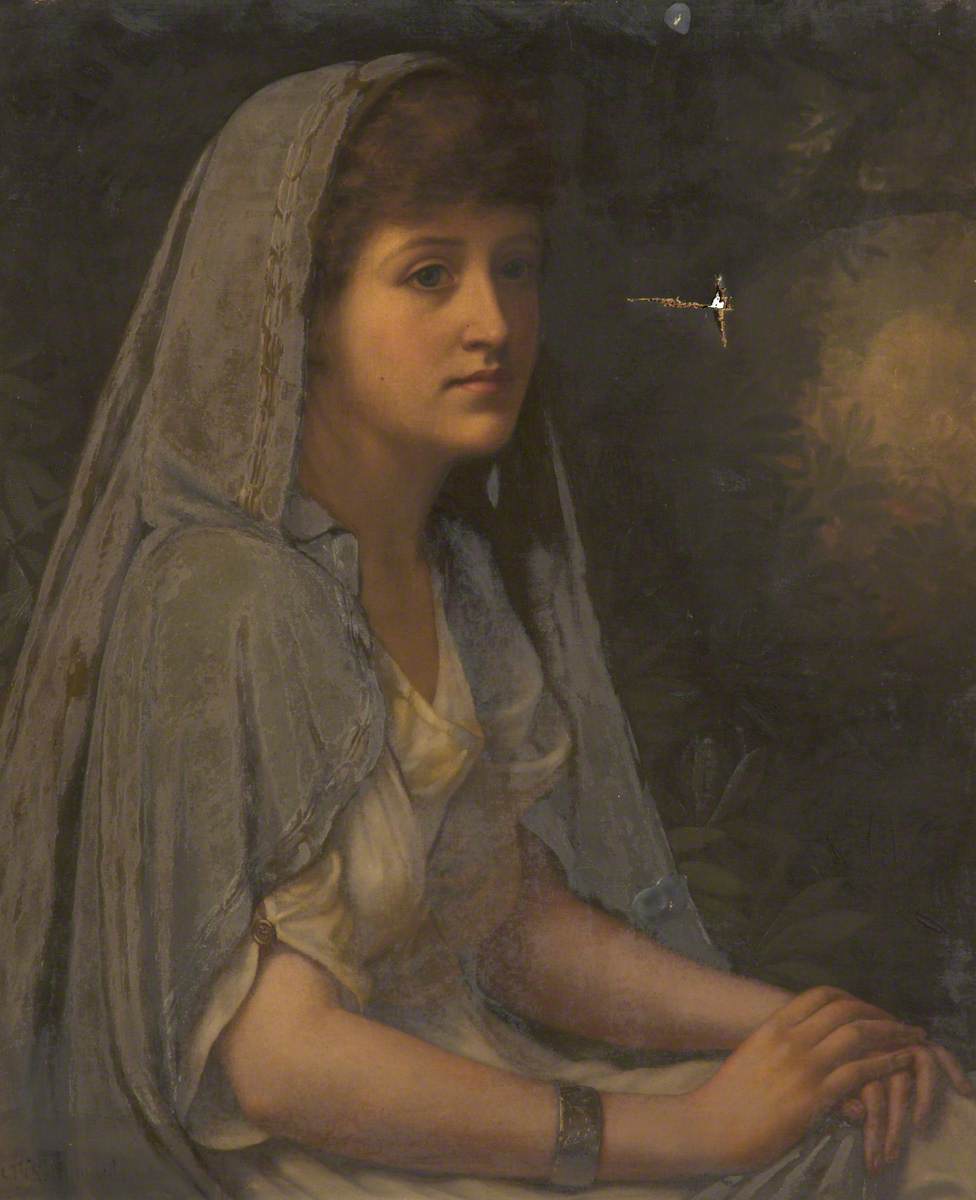 Portrait of an Unknown Woman Wearing a Cloak