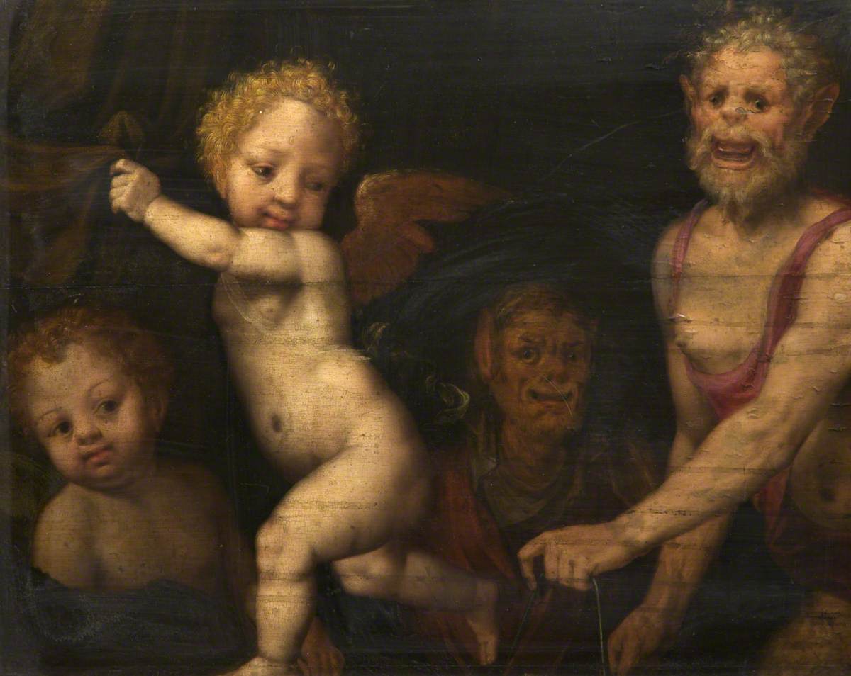 An Allegory with Putti and Satyrs