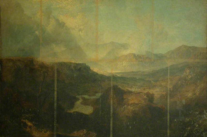 Mountains and Clouds – A Scene from the Top of Loughrigg, Westmoreland