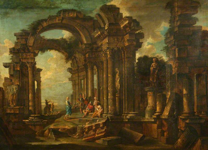 Roman Ruins with Figures | Art UK