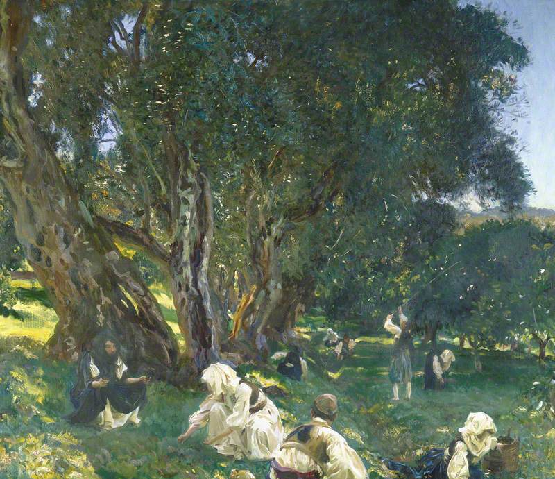 Albanian Olive Gatherers