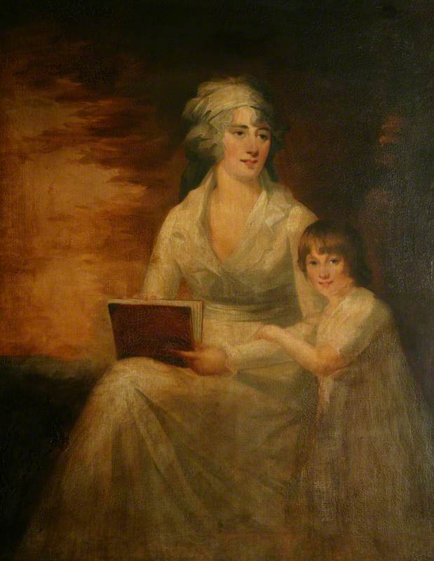 Mrs Shafto Clarke and Her Daughter