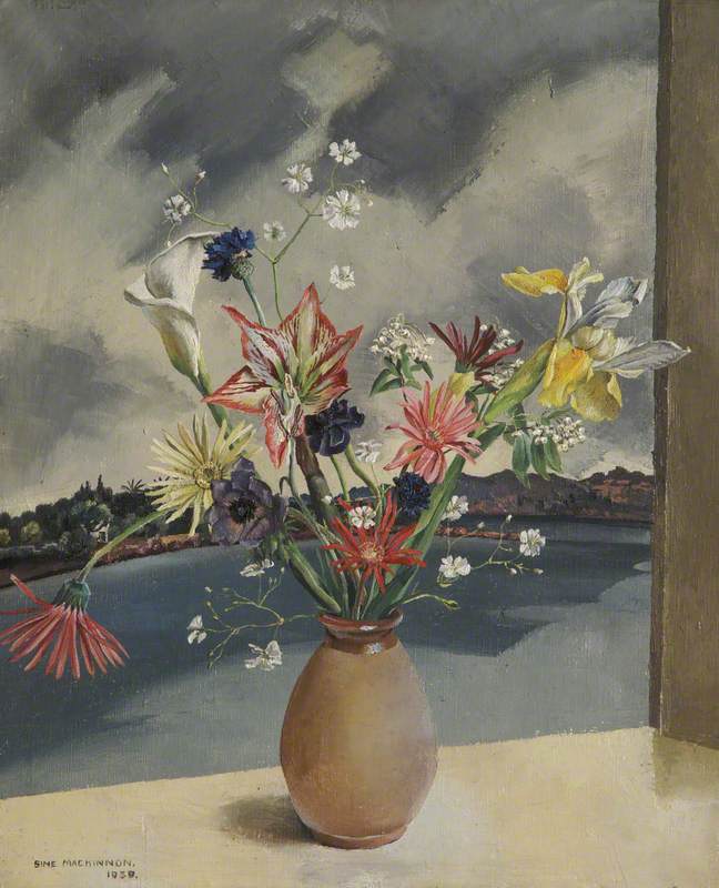 Flowers against the Sea