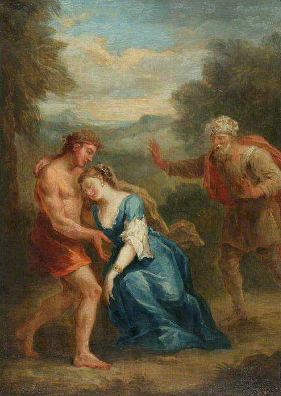 Scene from 'Don Quixote': Zoraida Pretending to Swoon in the Garden