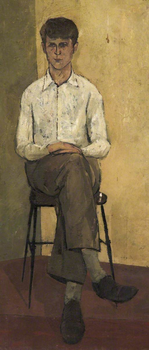 Portrait of an Unknown Man in a White Shirt*