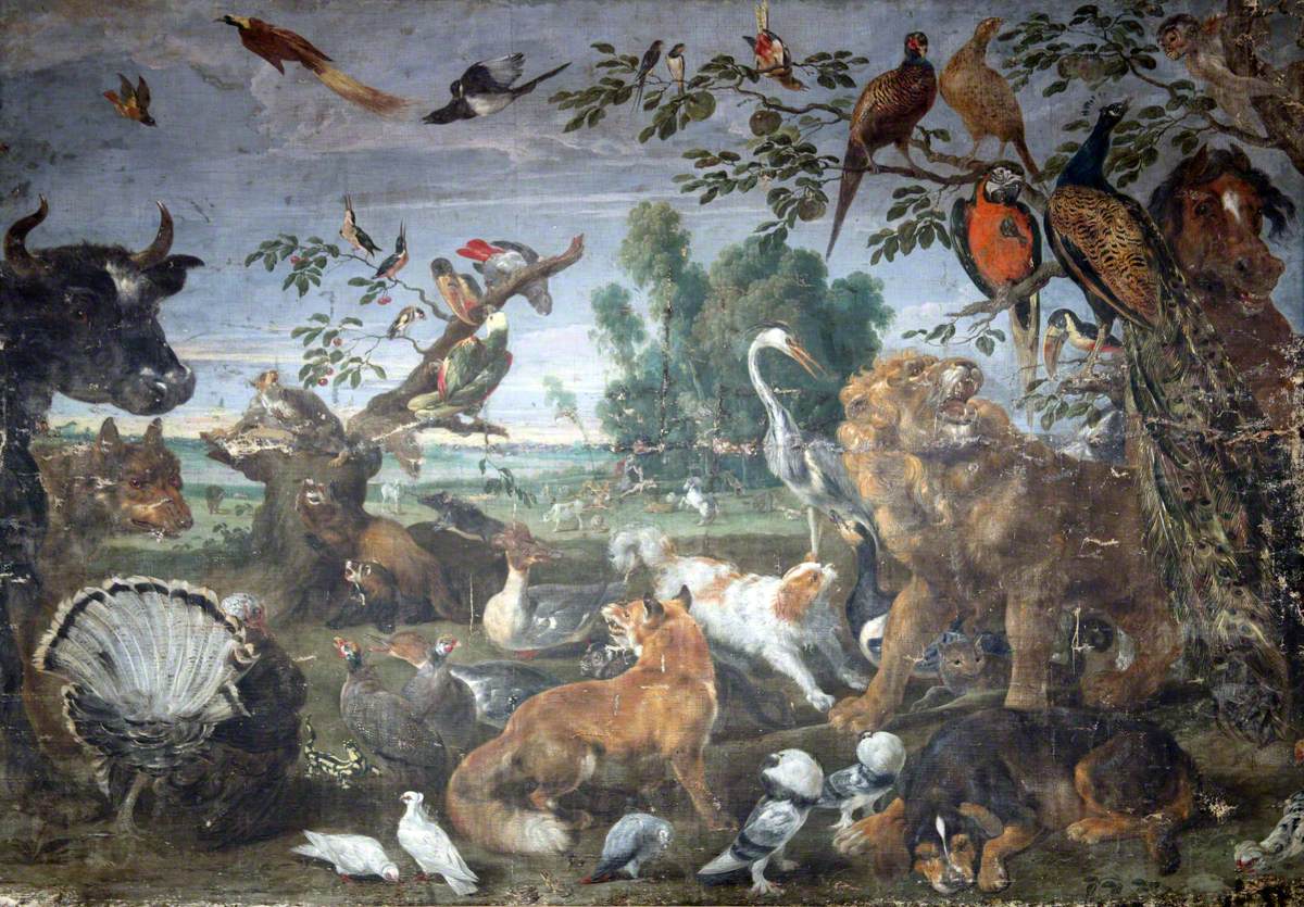 Landscape with Birds and Animals