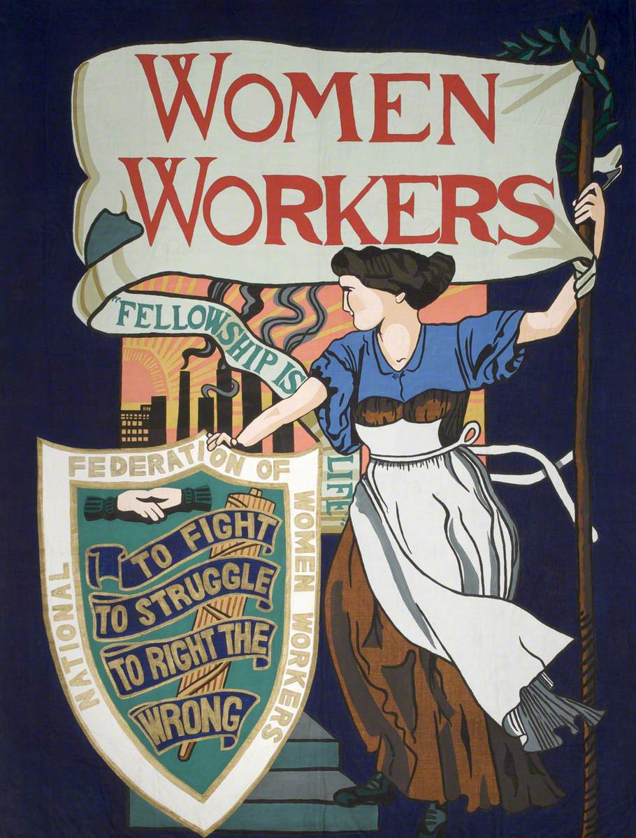 National Federation of Women Workers Banner