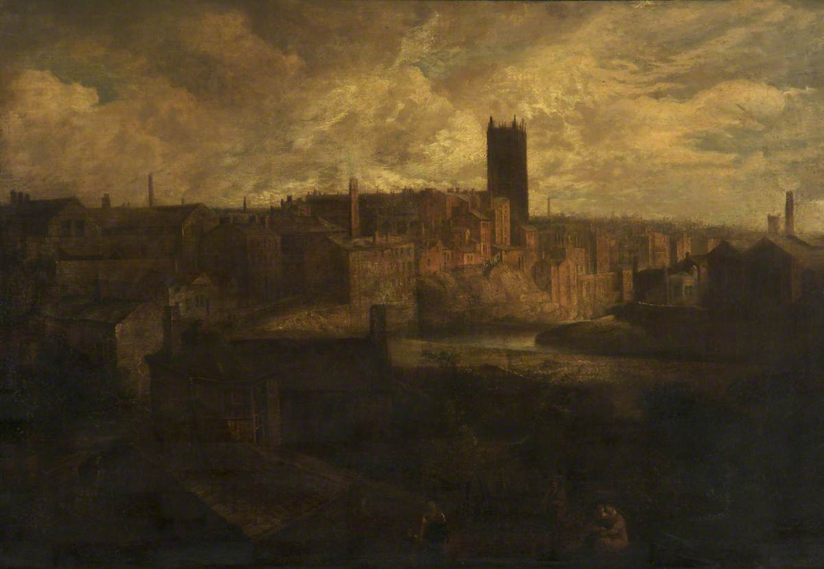 Manchester from Hunt's Bank